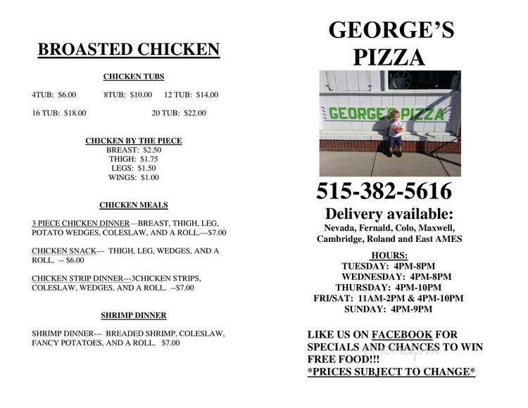 George's Pizza - Nevada, IA