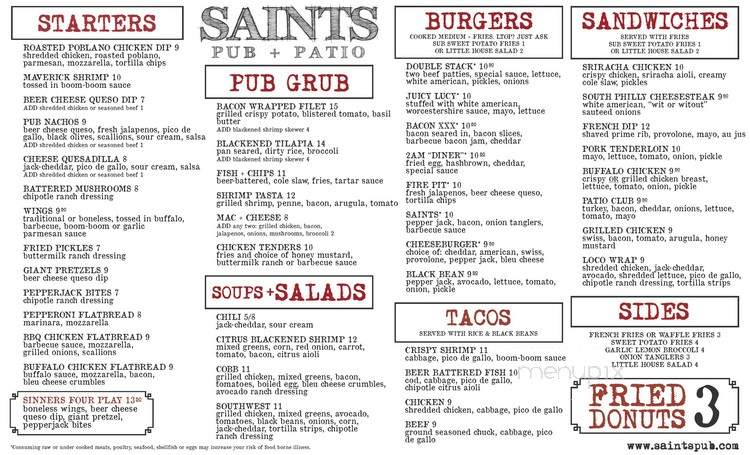 Saints Pub + Patio - Ottumwa, IA