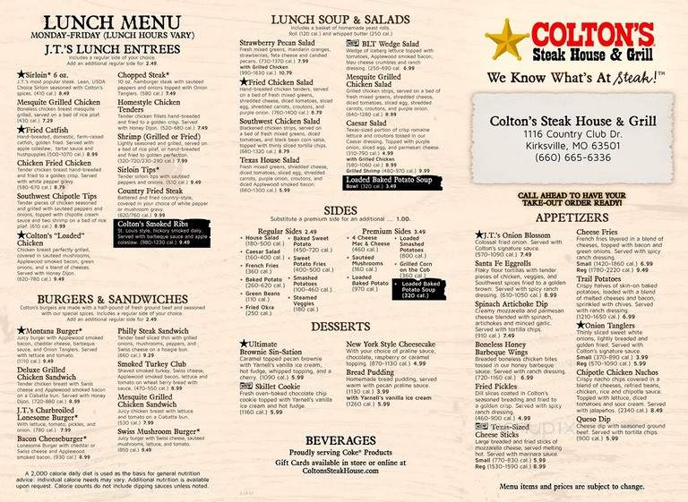 Colton's Steakhouse - Kirksville, MO