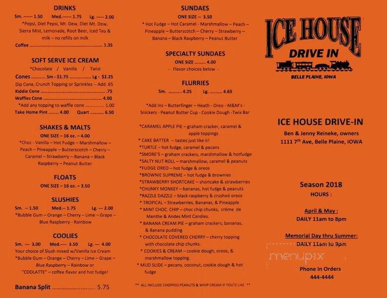 Ice House Drive-In - Belle Plaine, IA