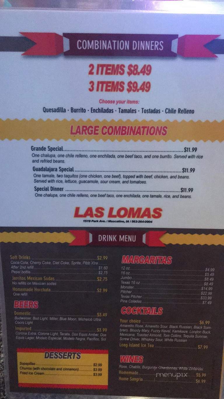 Las Lomas Mexican Restaurant - Muscatine, IA