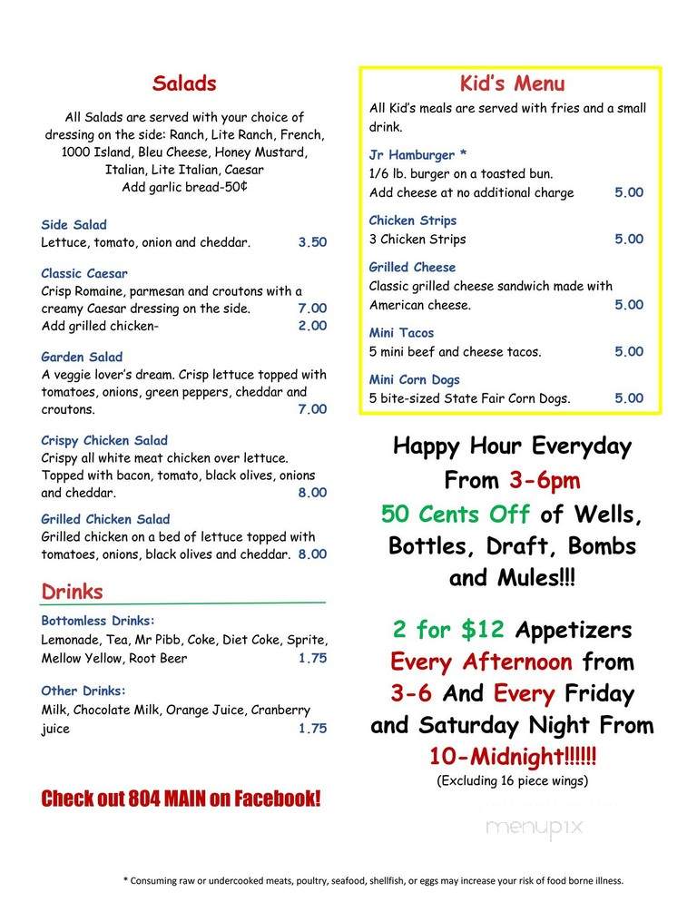 804 Main Bar & Grill - Norwalk, IA