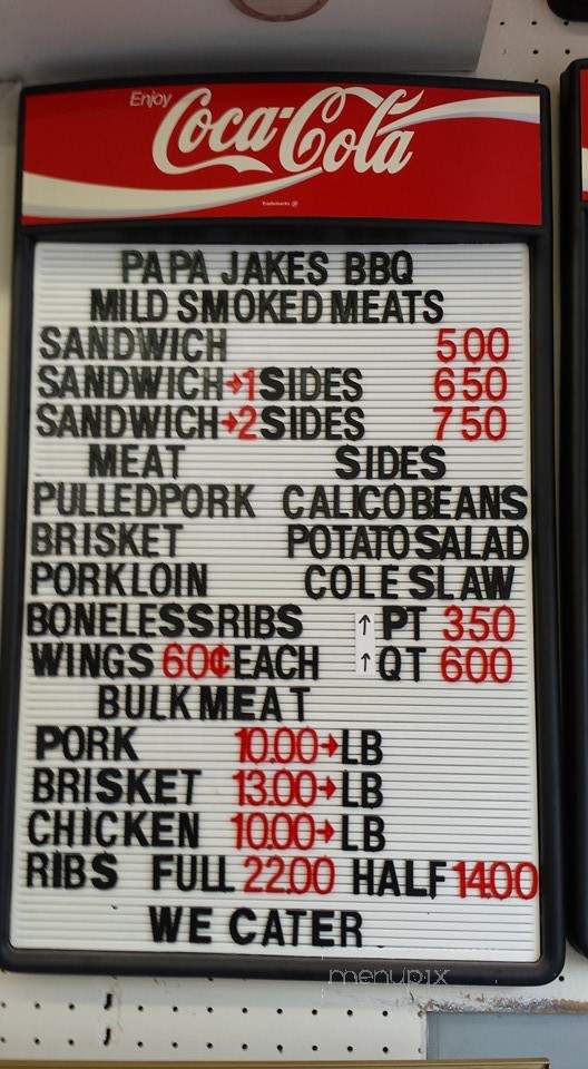 Papa Jake's BBQ - Avoca, IA