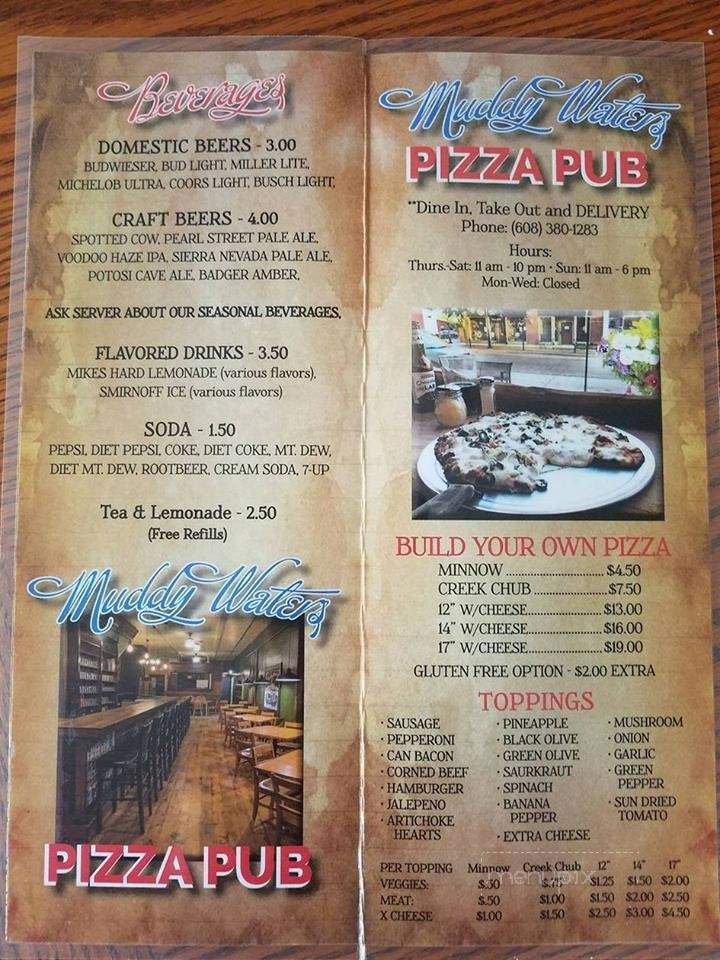 Muddy Waters Pizza Pub - Prairie du Chien, WI