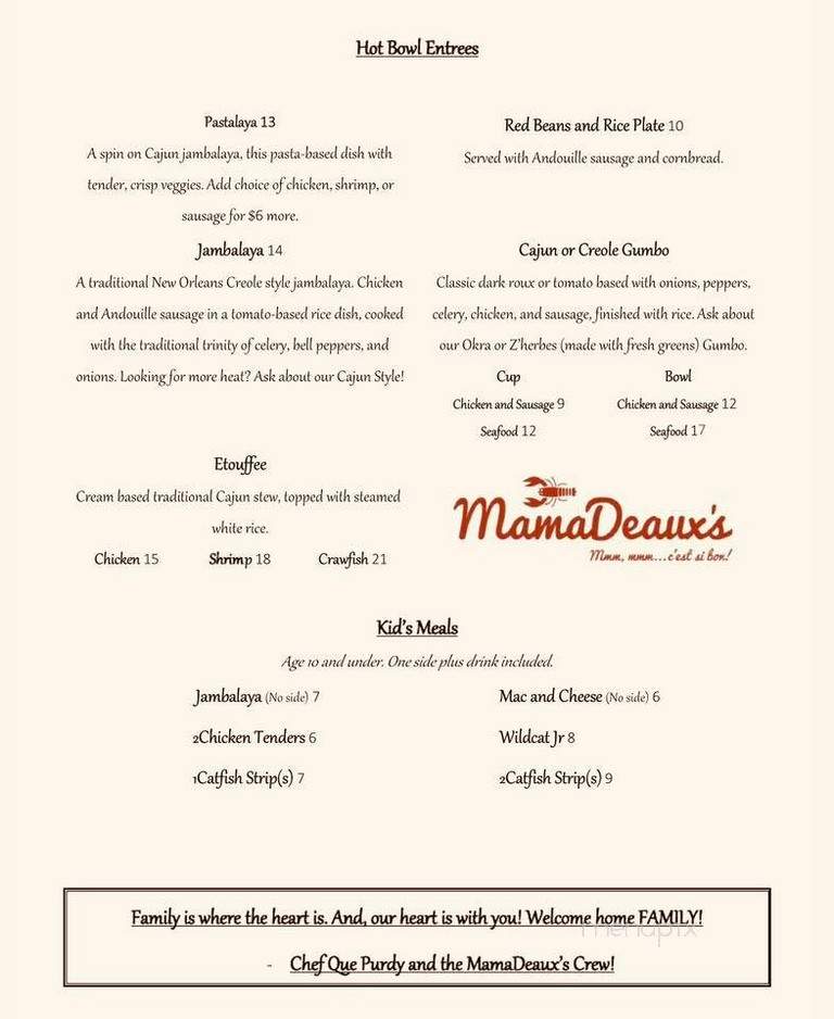 MamaDeaux's Cajun & Creole Cafe - Manhattan, KS