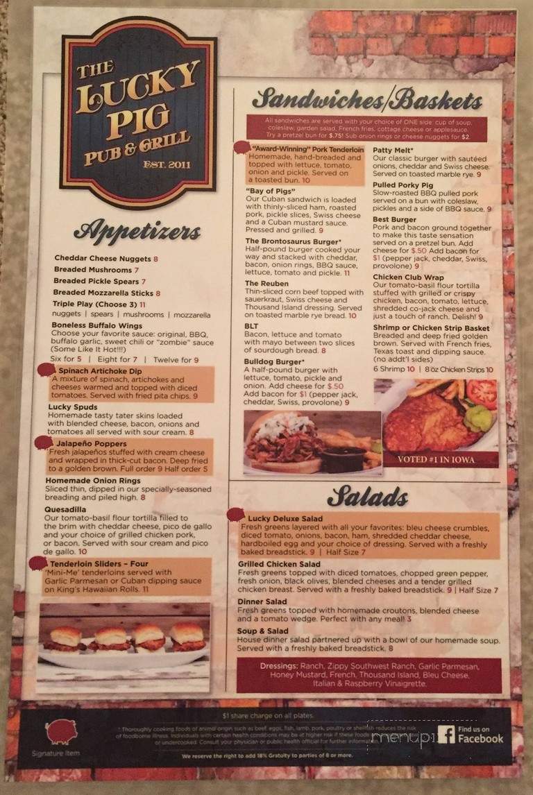 The Lucky Pig Bar Grill - Ogden, IA