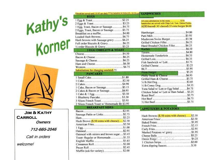 Kathy's Korner - Lake View, IA