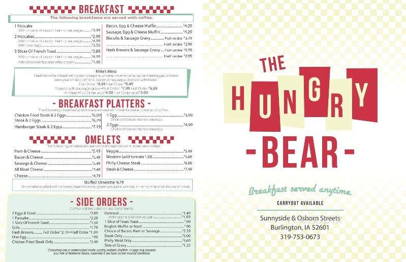 Hungry Bear - Burlington, IA