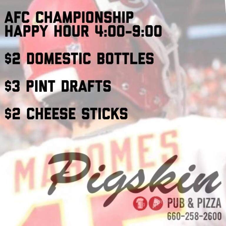 Pigskin Pub & Pizza - Brookfield, MO