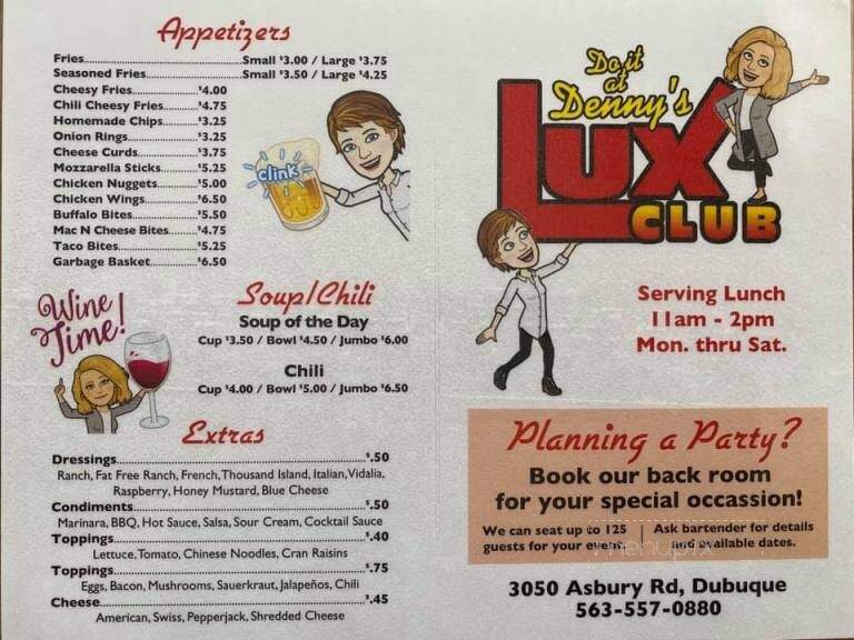 Denny's Lux Club - Dubuque, IA