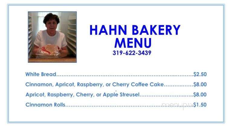 Hahn Bakery - Middle Amana, IA