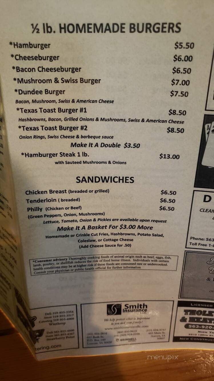 Dundee Bar & Grill - Dundee, IA