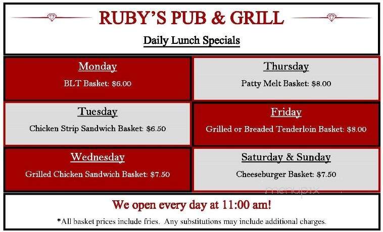 Ruby's Pub & Grill - Stuart, IA