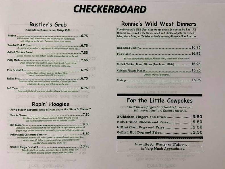 Checkerboard Restaurant & Antq - Pleasantville, IA