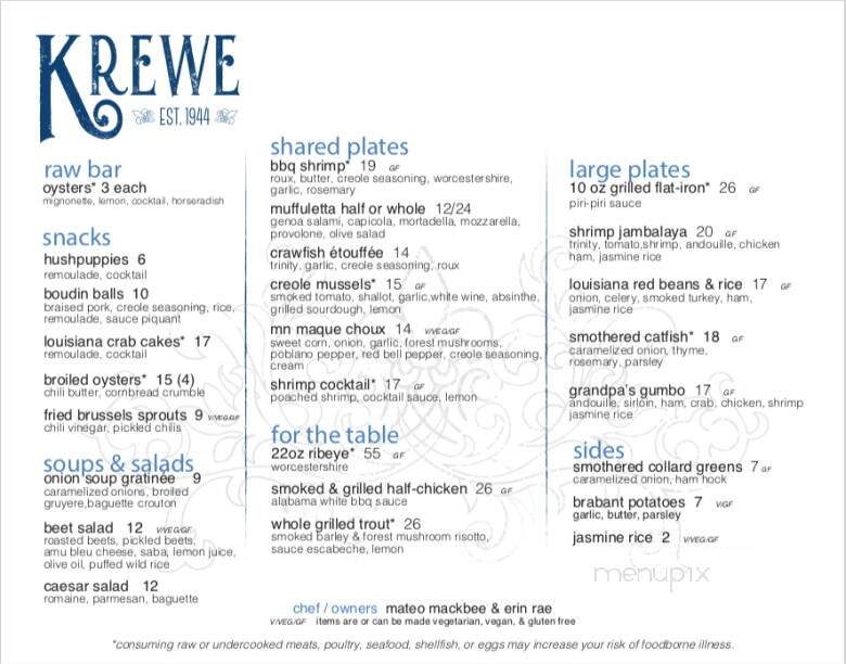 Krewe Restaurant - Saint Joseph, MN