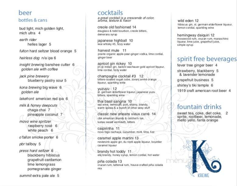 Krewe Restaurant - Saint Joseph, MN