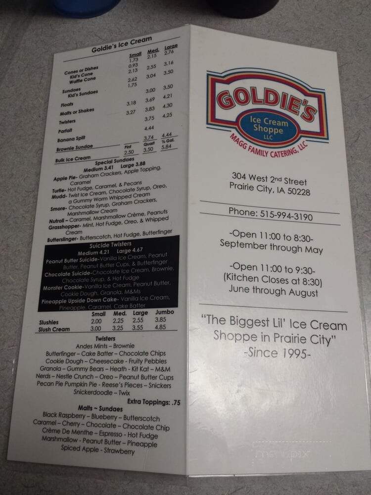 Goldie's - Prairie City, IA