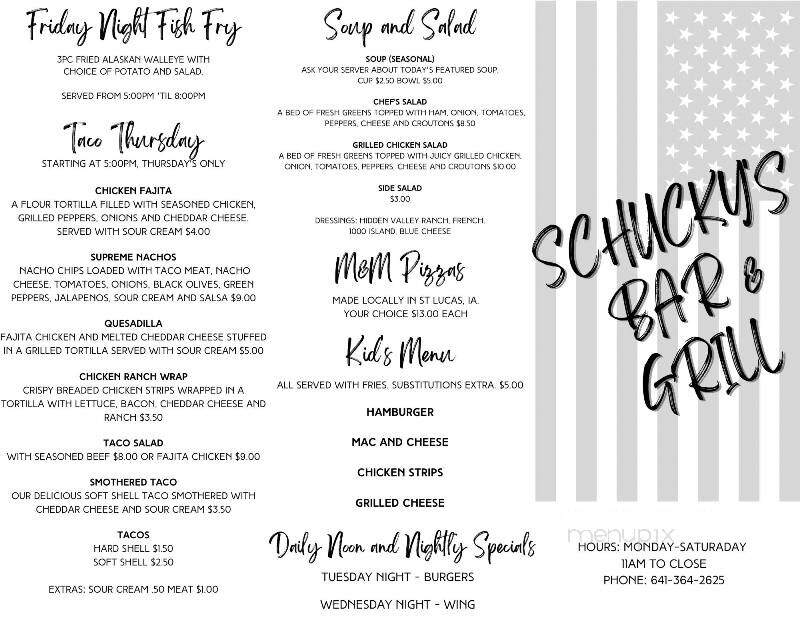 Schucky's Bar & Grill - Alta Vista, IA