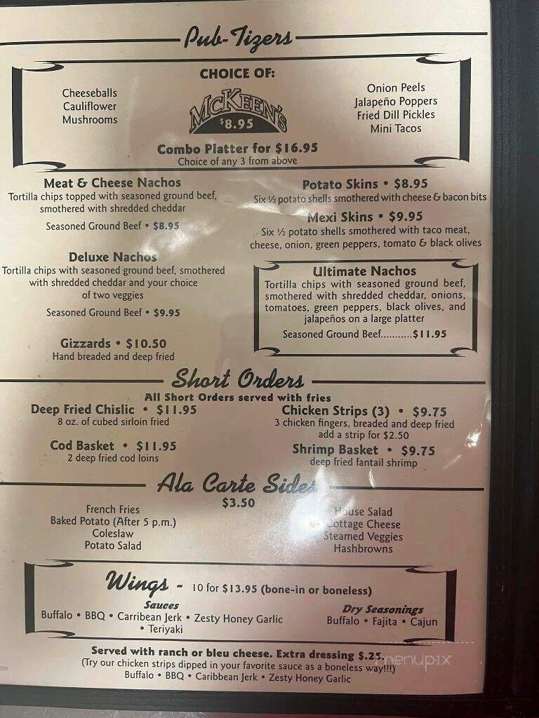 Mc Keens Pub & Grill - Spirit Lake, IA