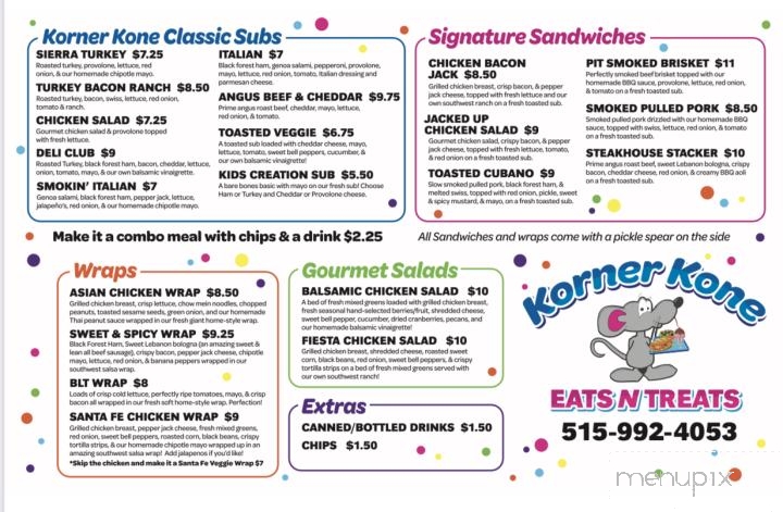 Korner Kone Eats N’ Treats - Dallas Center, IA