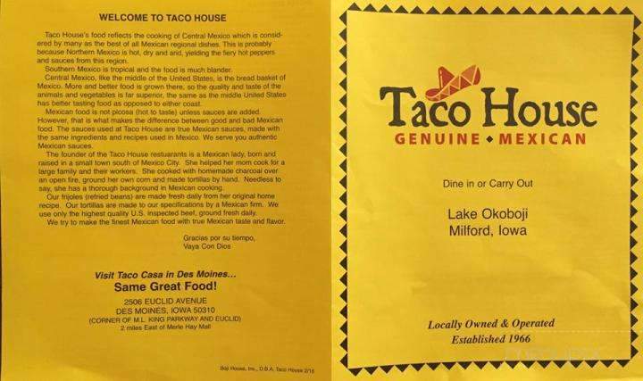 Taco House - Milford, IA