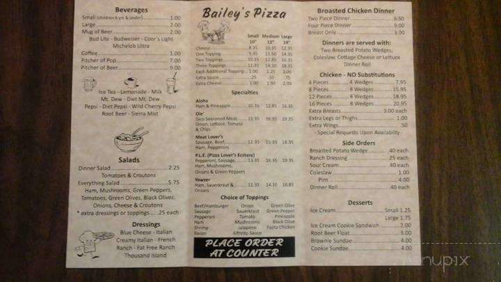 Bailey's Pizza & Brstd Chckn - State Center, IA