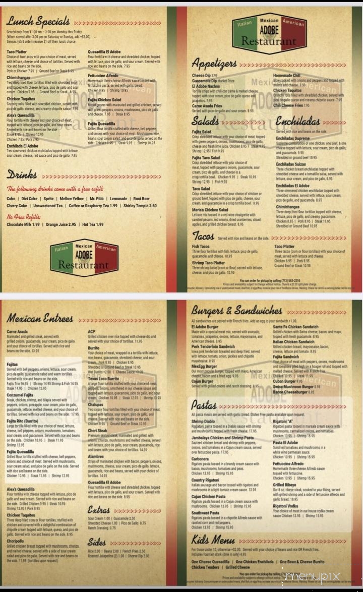 Adobe Mexican Restaurant - Audubon, IA