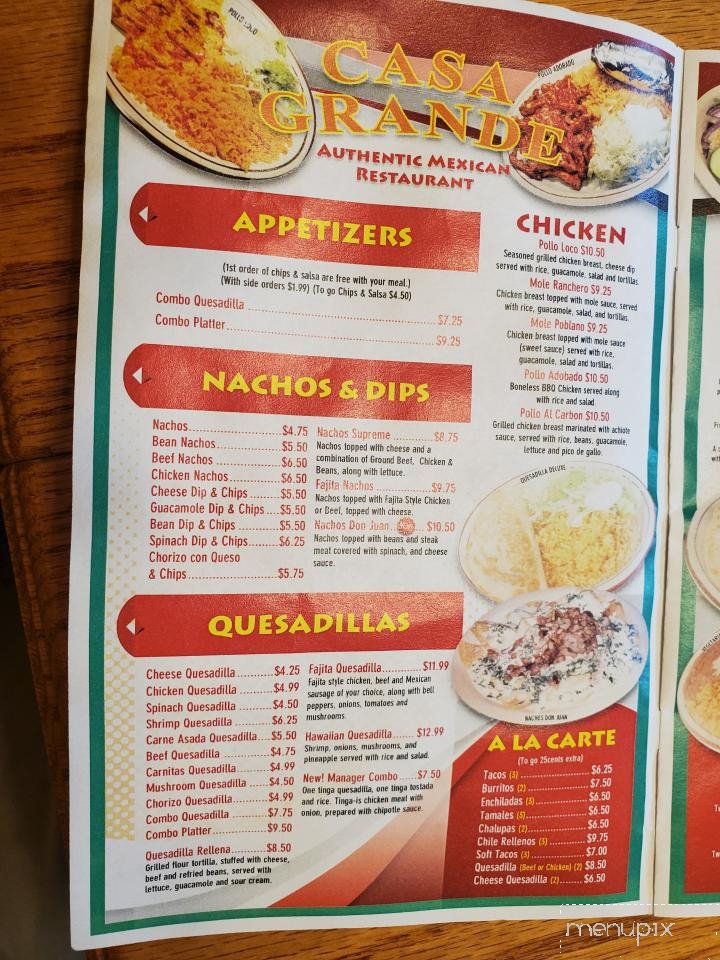 Casa Grande Mexican Restaurant - Knoxville, IA