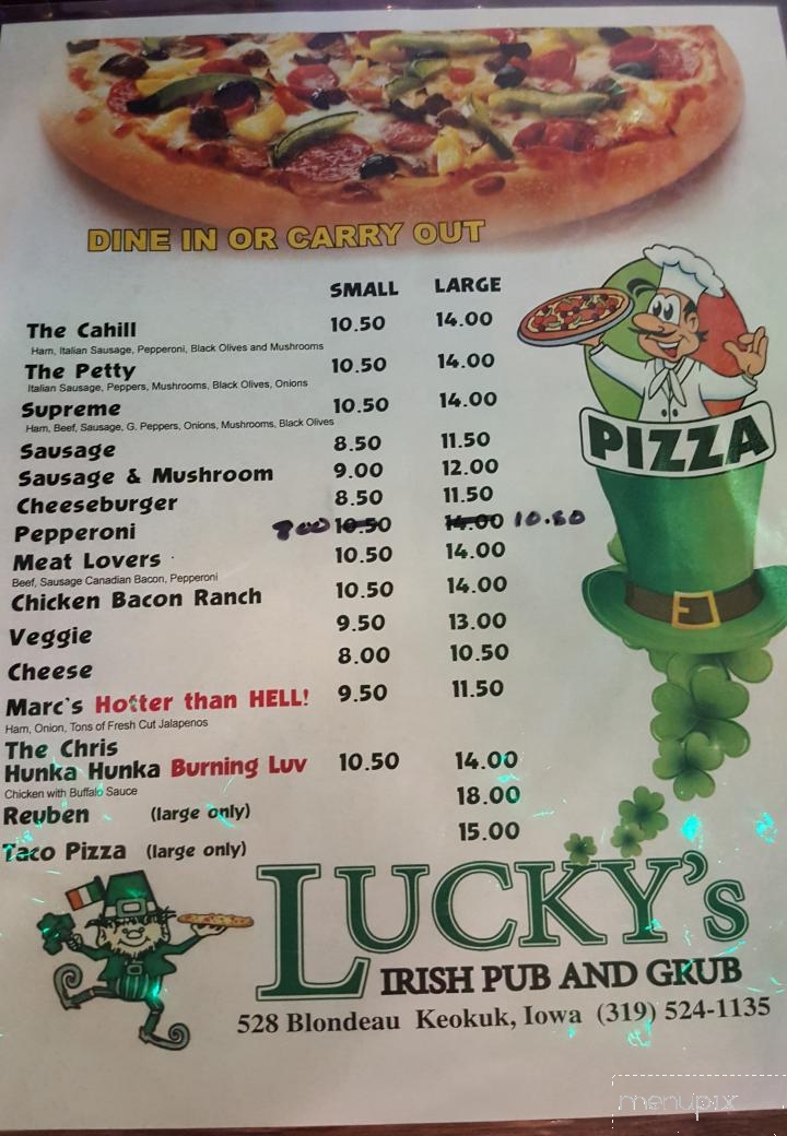 Lucky's Grub, Pub & Sports Bar - Keokuk, IA