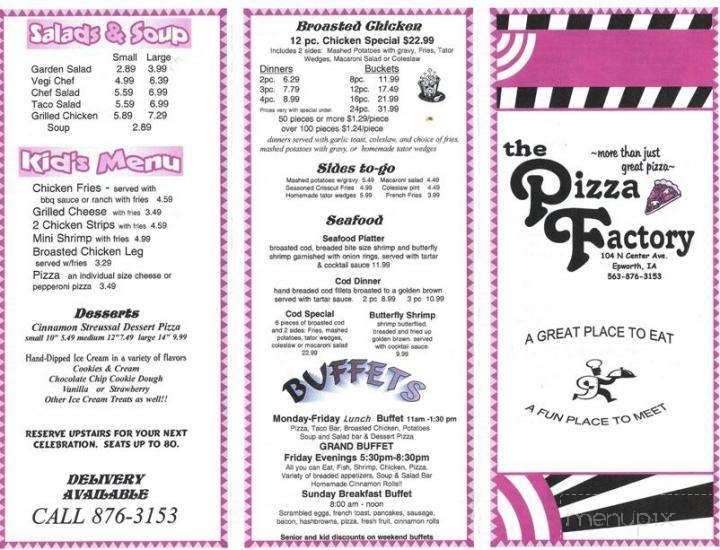 Pizza Factory - Epworth, IA